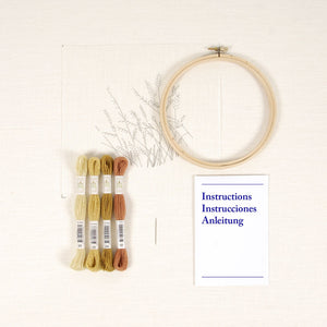 Eco Vita Wheat Flowers Embroidery Kit