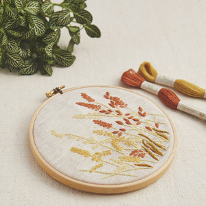 Eco Vita Wheat Flowers Embroidery Kit