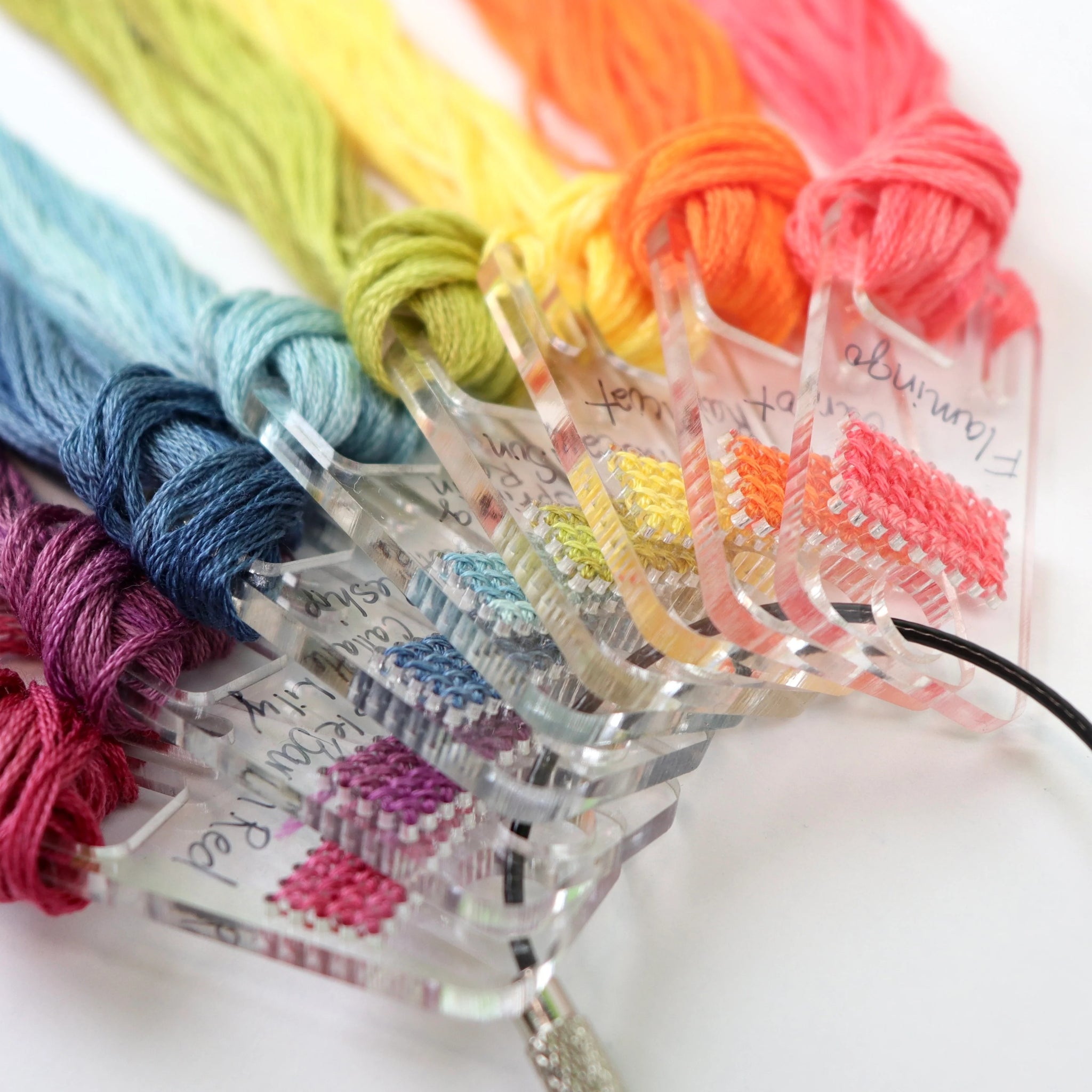 Embroidery Floss Swatch Drops - Stitched Modern