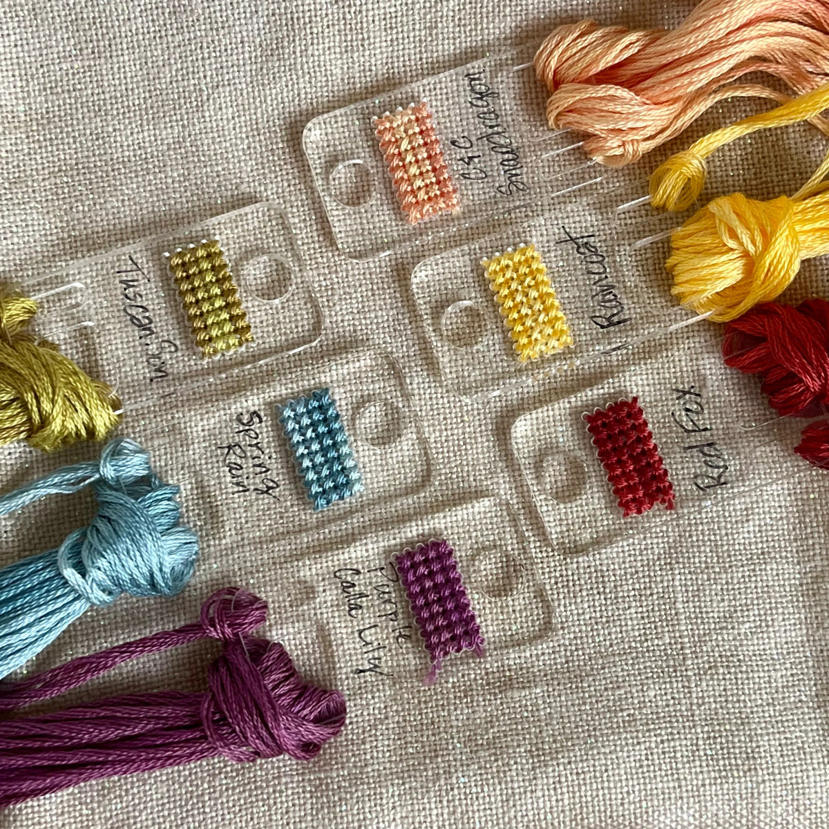 Embroidery Floss Swatch Drops