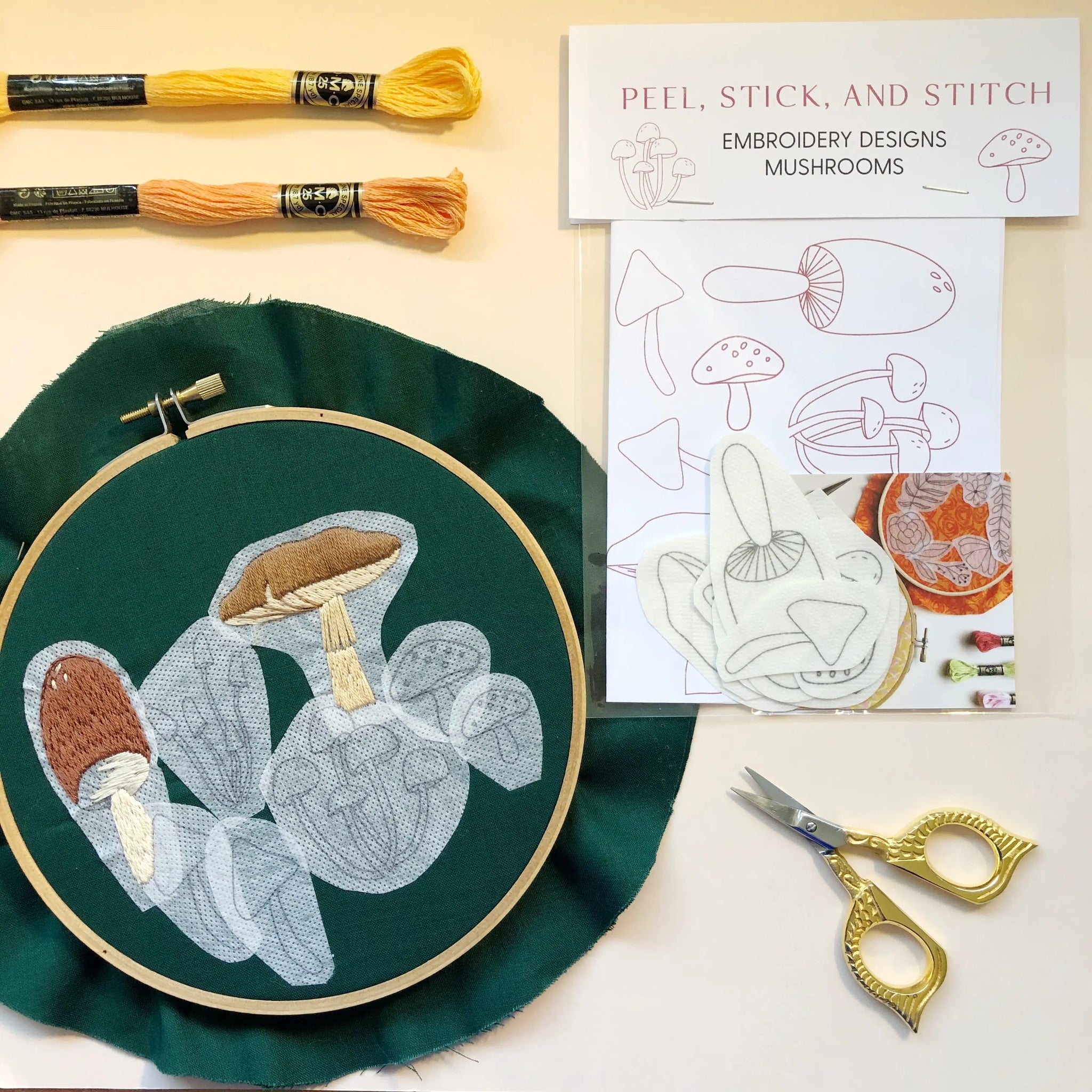 Peel and Stick Embroidery 