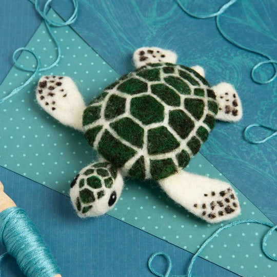 Mini Needle Felting Kit - Sea Turtle