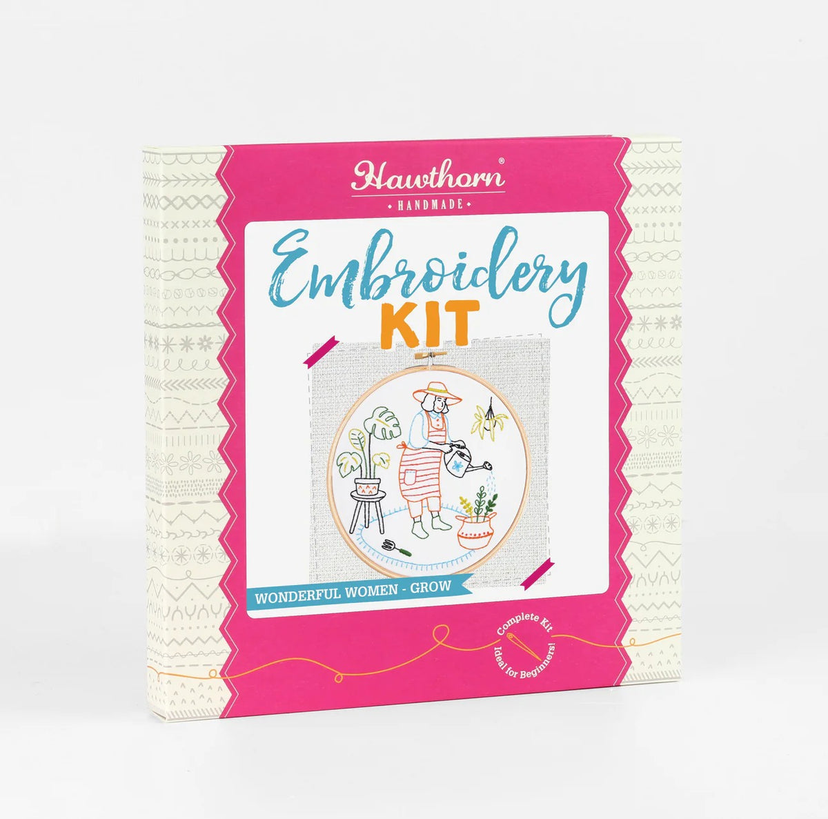 Wonderful Women Hand Embroidery Kit - Grow