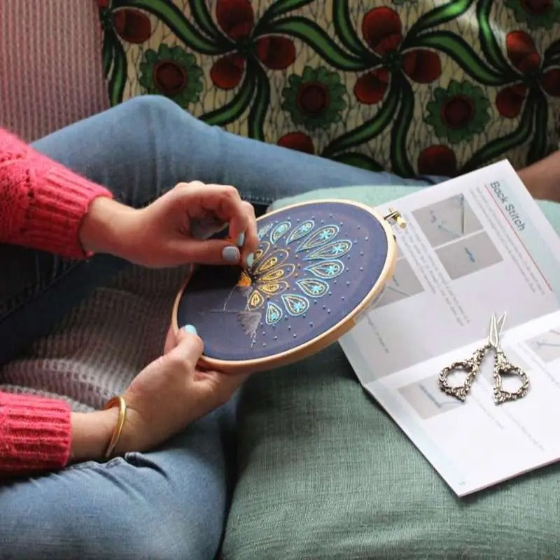 Sunrise Hand Embroidery Kit - Stitched Modern