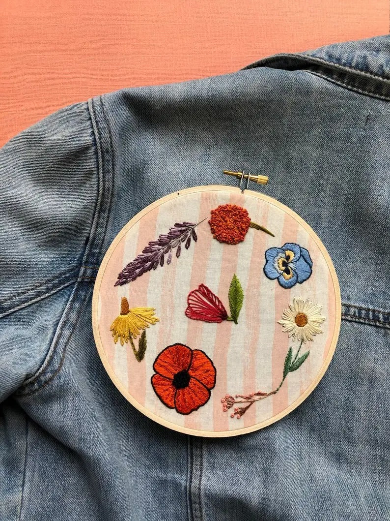 Wildflower Designs Peel, Stick, & Stitch - MCreativeJ - Embroidery Pat