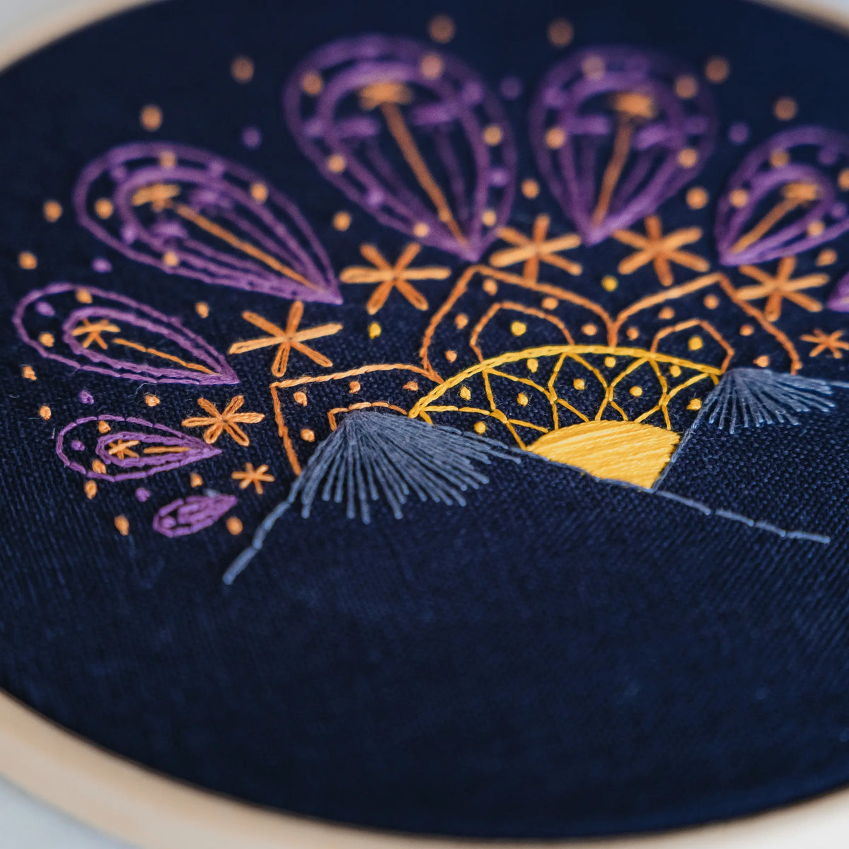 Sunset Hand Embroidery Kit