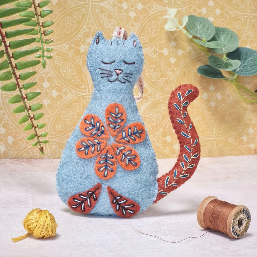 Felt Craft Mini Kit - Folk Cat