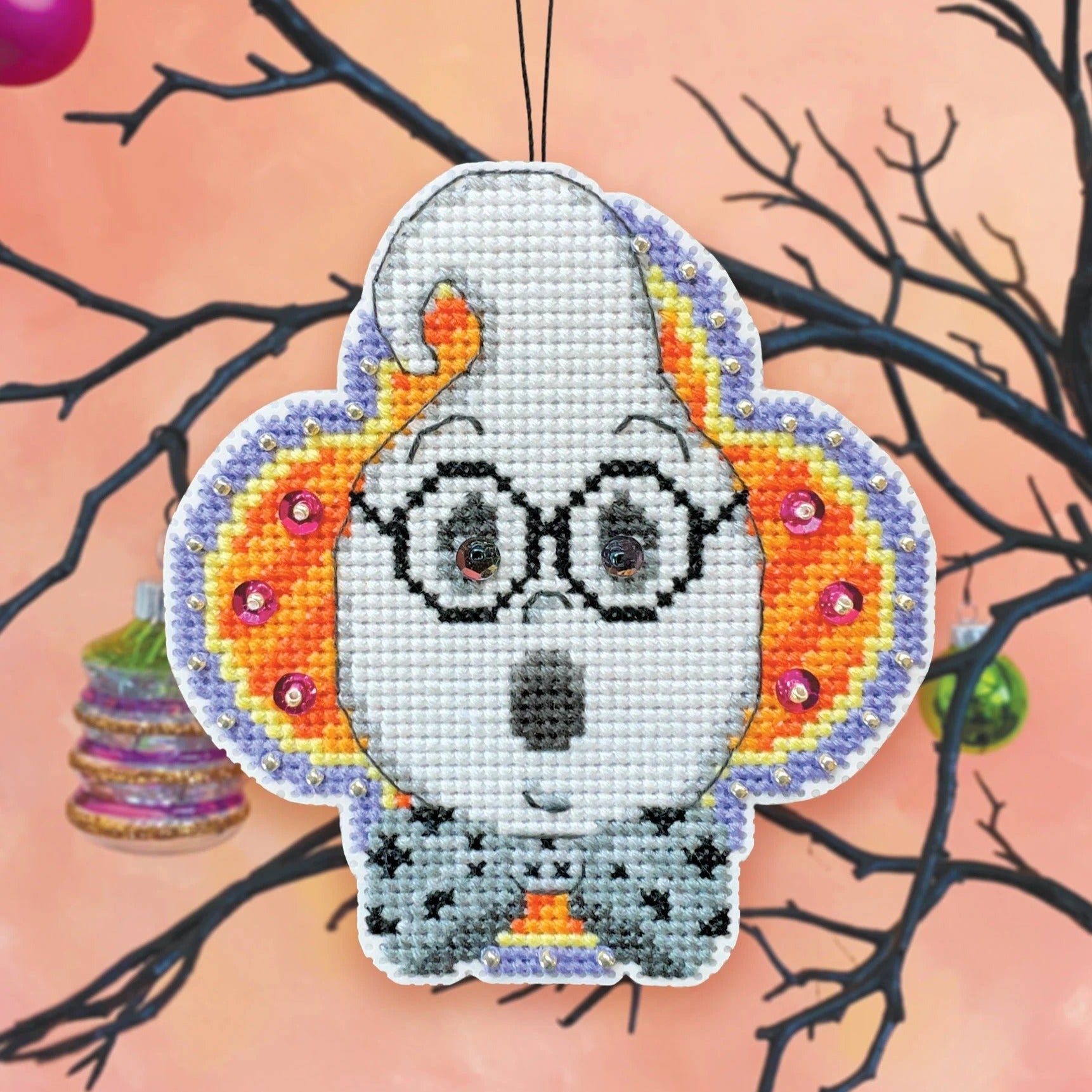 Cross Stitch Halloween Ornament Kit - Specs