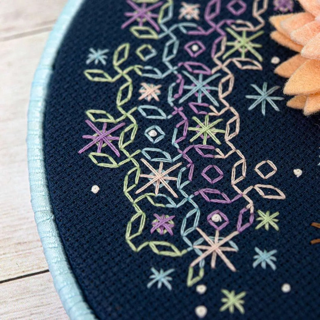 Magical Snowflakes Cross Stitch Pattern