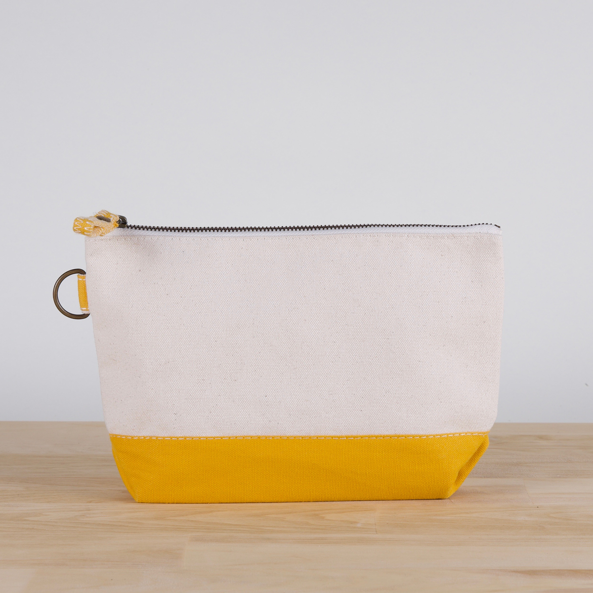 All-In Canvas Zip Top Pouch