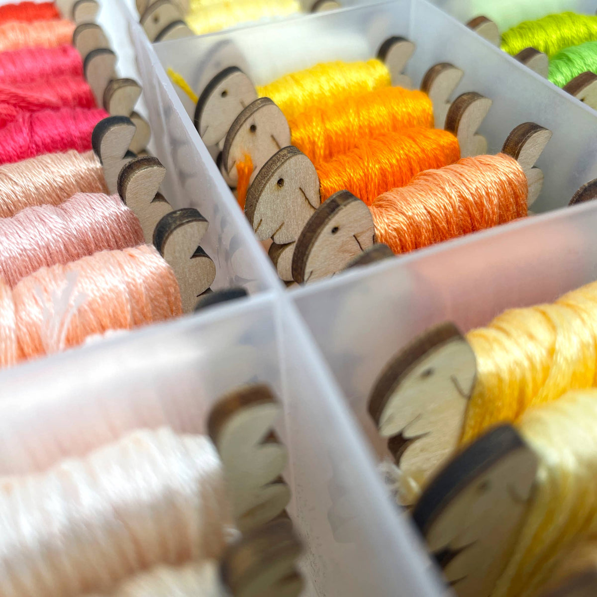 Nordic Sheep Thread Bobbins (Set of 10)