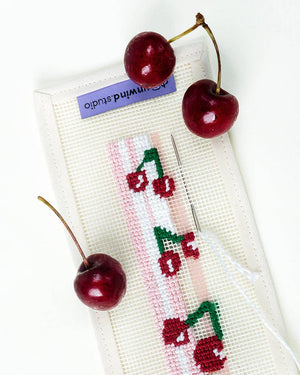 Cherries Needlepoint Key Fob Kit