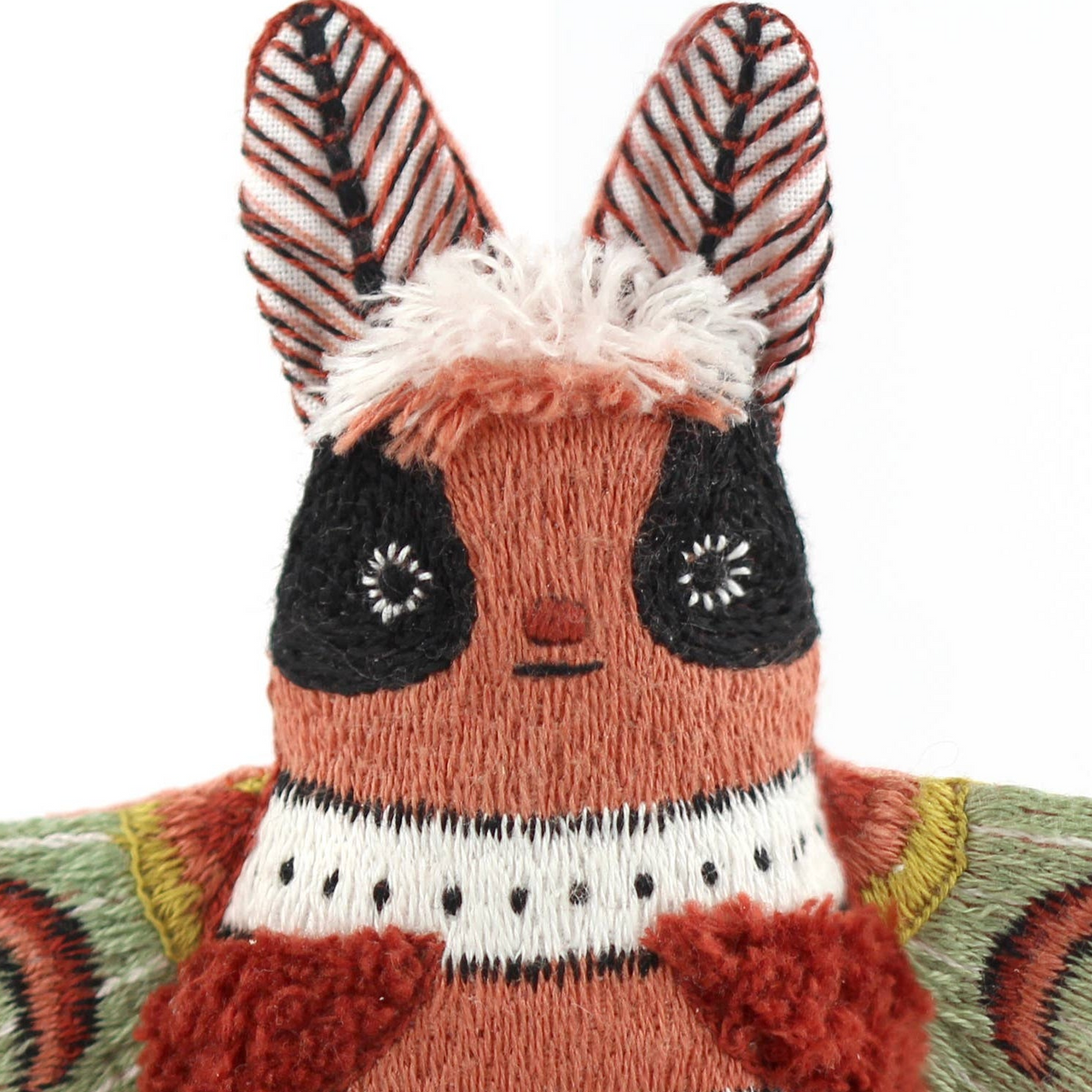Hand Embroidered Plushie Doll Kit - Moth-Stitched Modern
