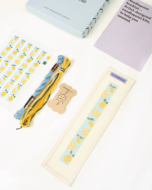 Lemons Needlepoint Key Fob Kit