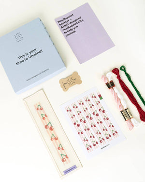 Cherries Needlepoint Key Fob Kit