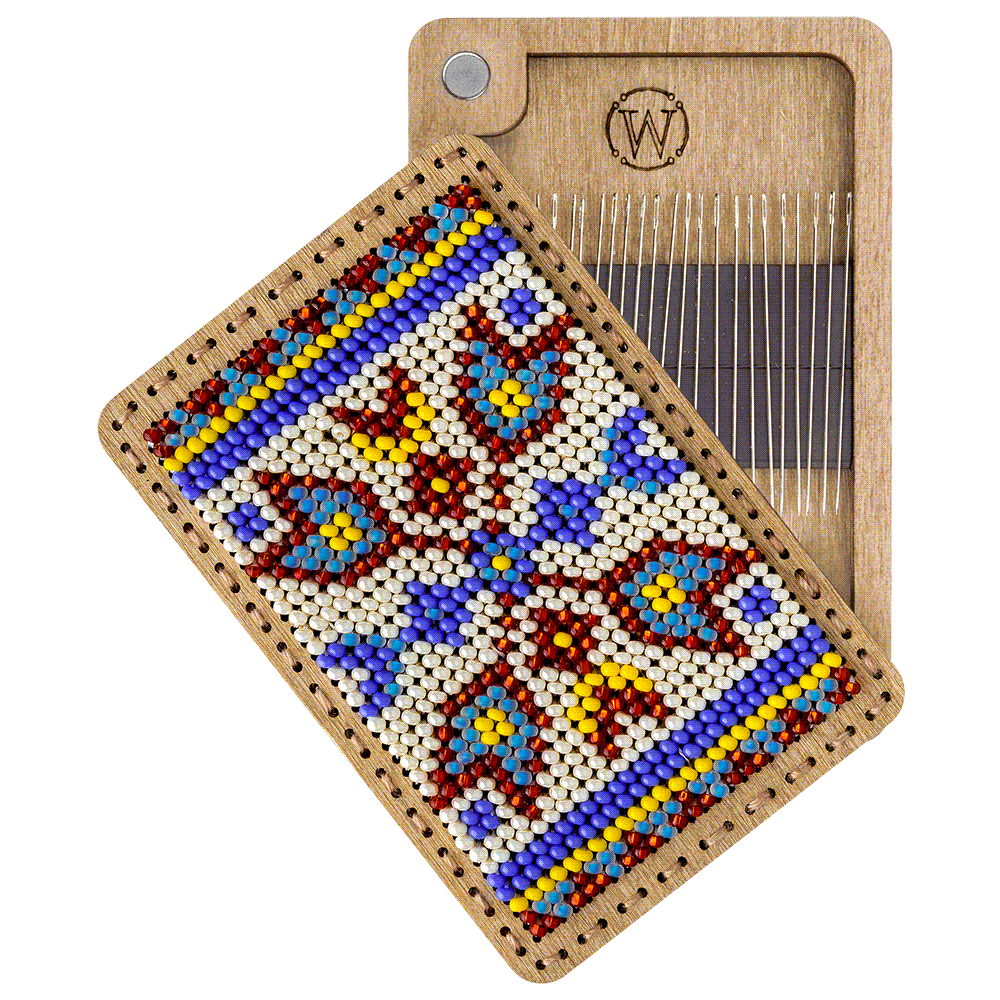 Summer Wings Bead Embroidery Needle Case Kit