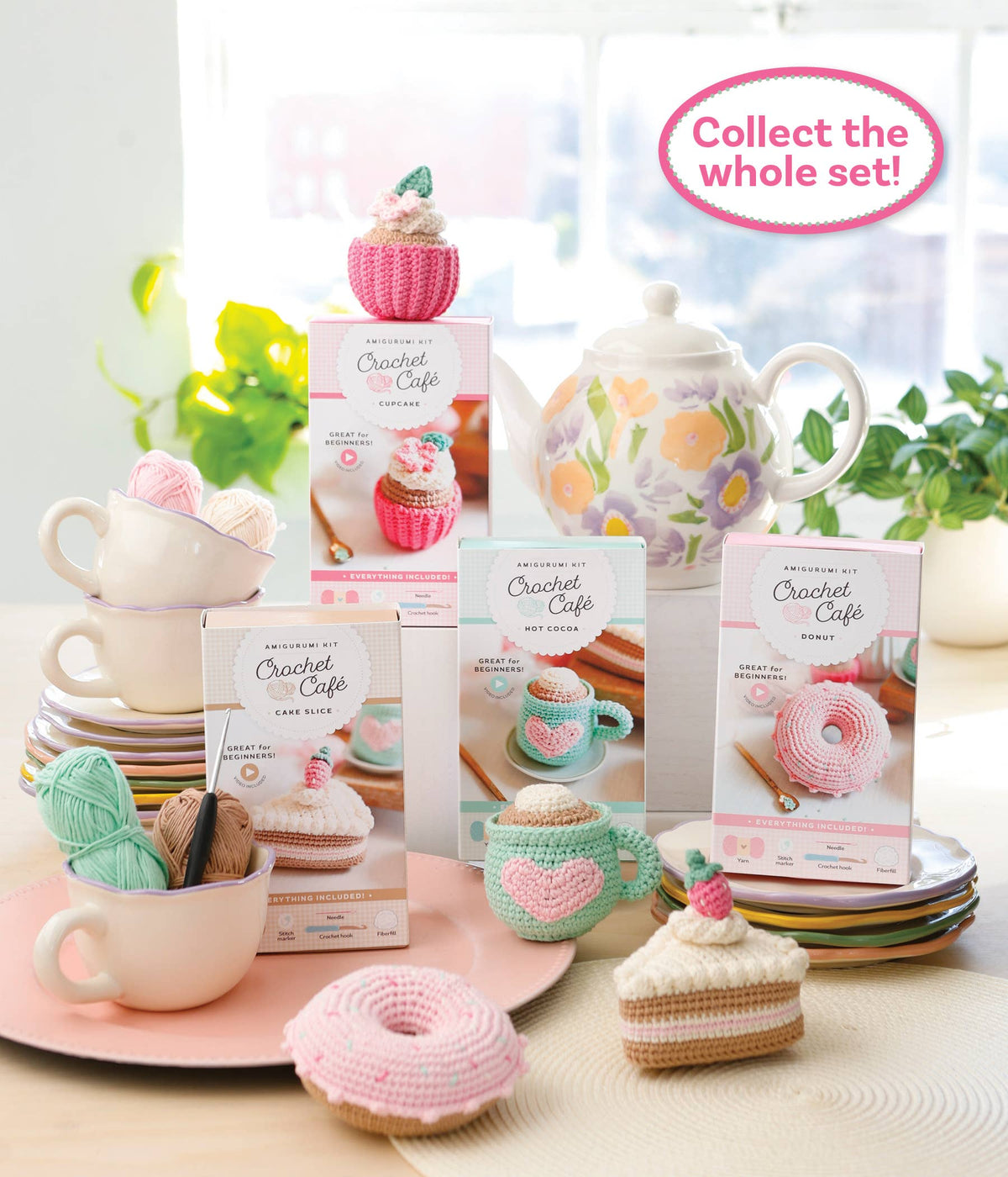 Crochet Café Amigurumi Kit - Donut
