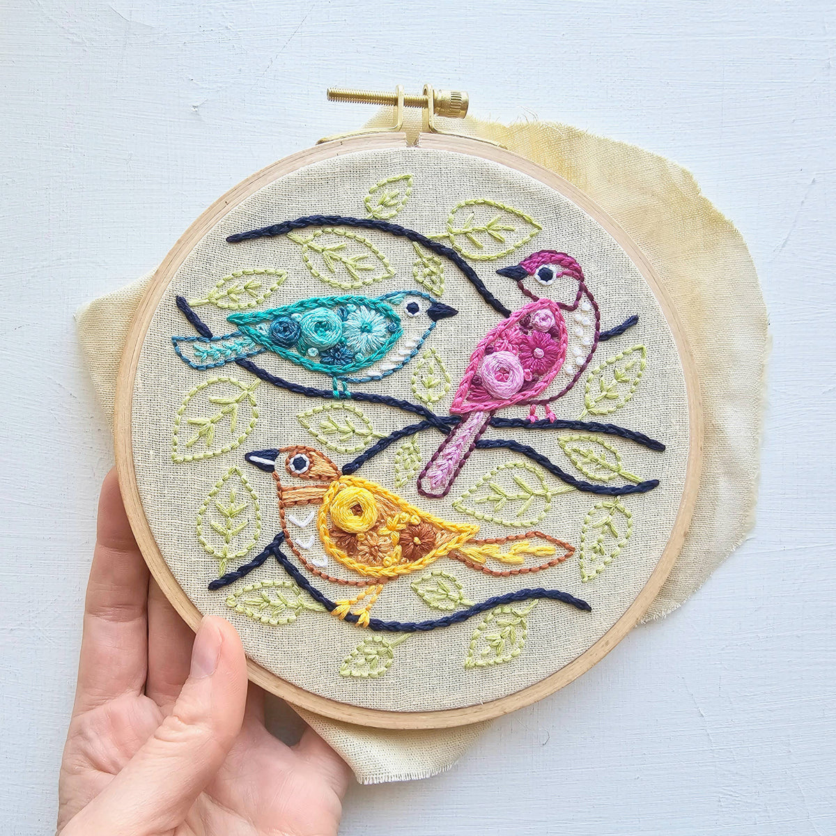 Birds of a Feather Hand Embroidery Kit