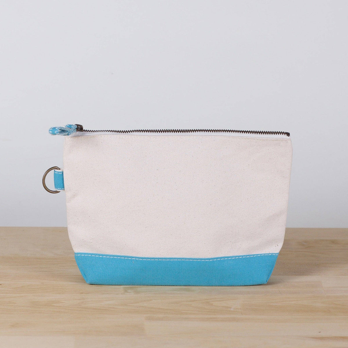 All-In Canvas Zip Top Pouch