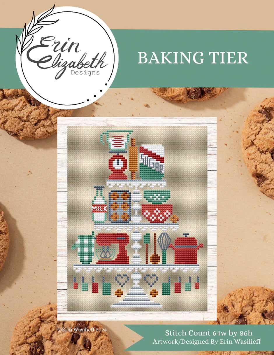 Baking Tier Cross Stitch Pattern