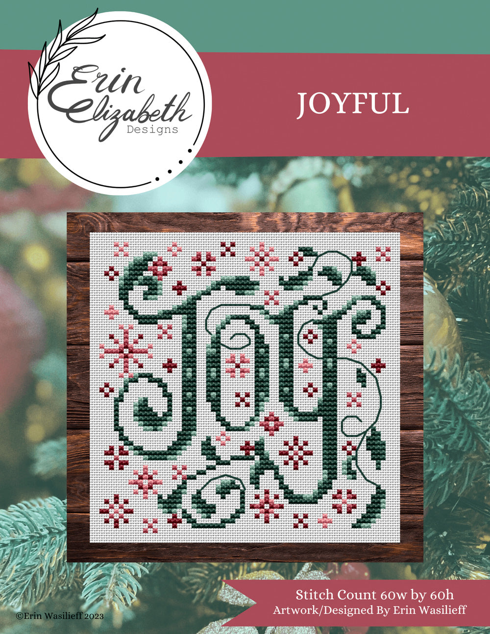 Joyful Cross Stitch Pattern