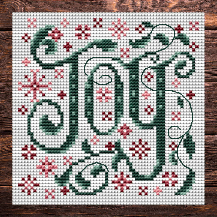 Joyful Cross Stitch Pattern