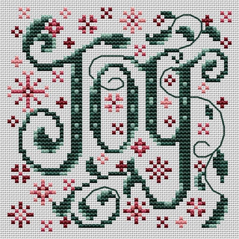 Christmas Red Aida Cross Stitch Fabric - 14 count - Stitched Modern