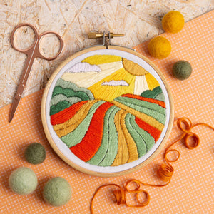 Harvest Time Mini Hand Embroidery Kit