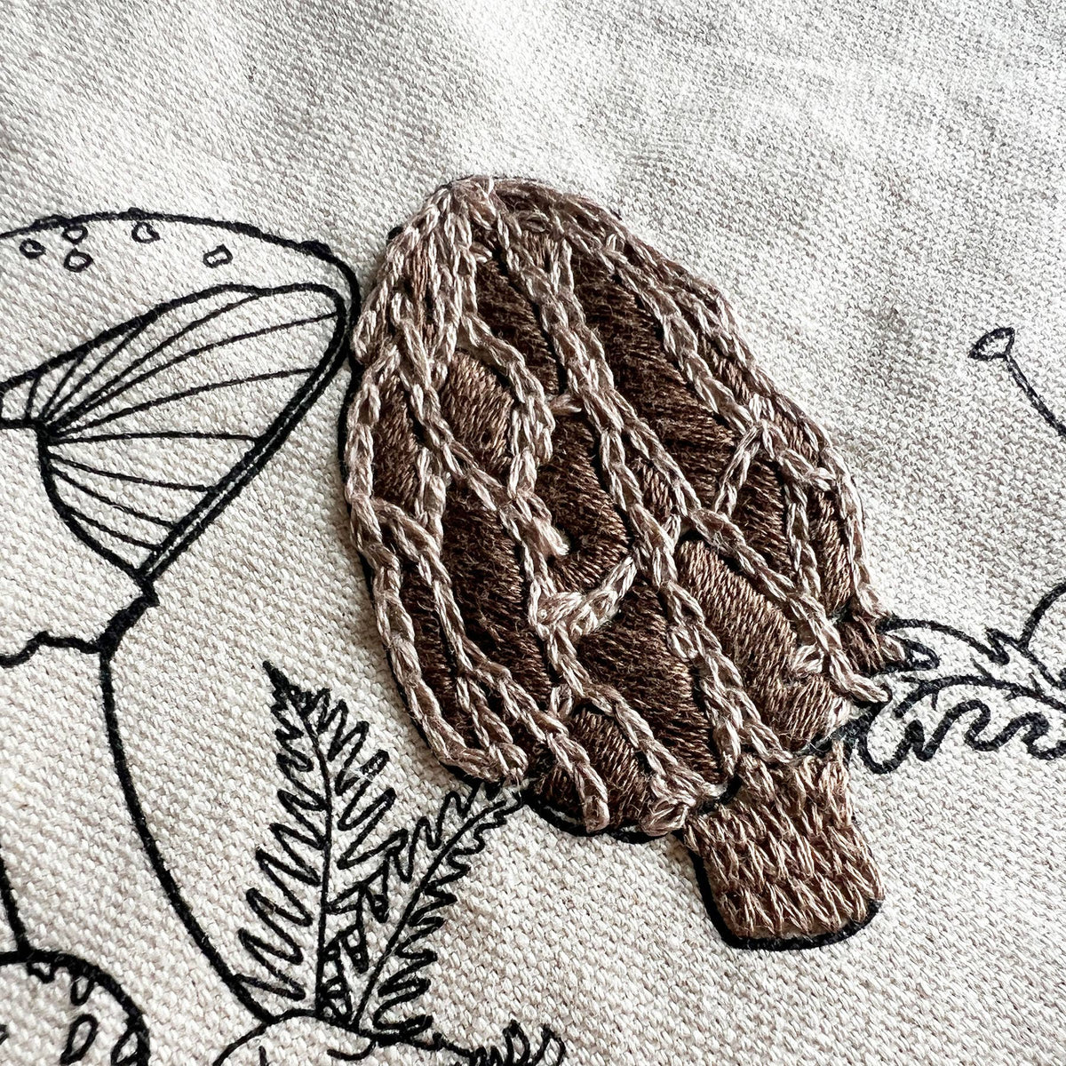 Tote Bag Hand Embroidery Kit - Grow Through What You Go Through
