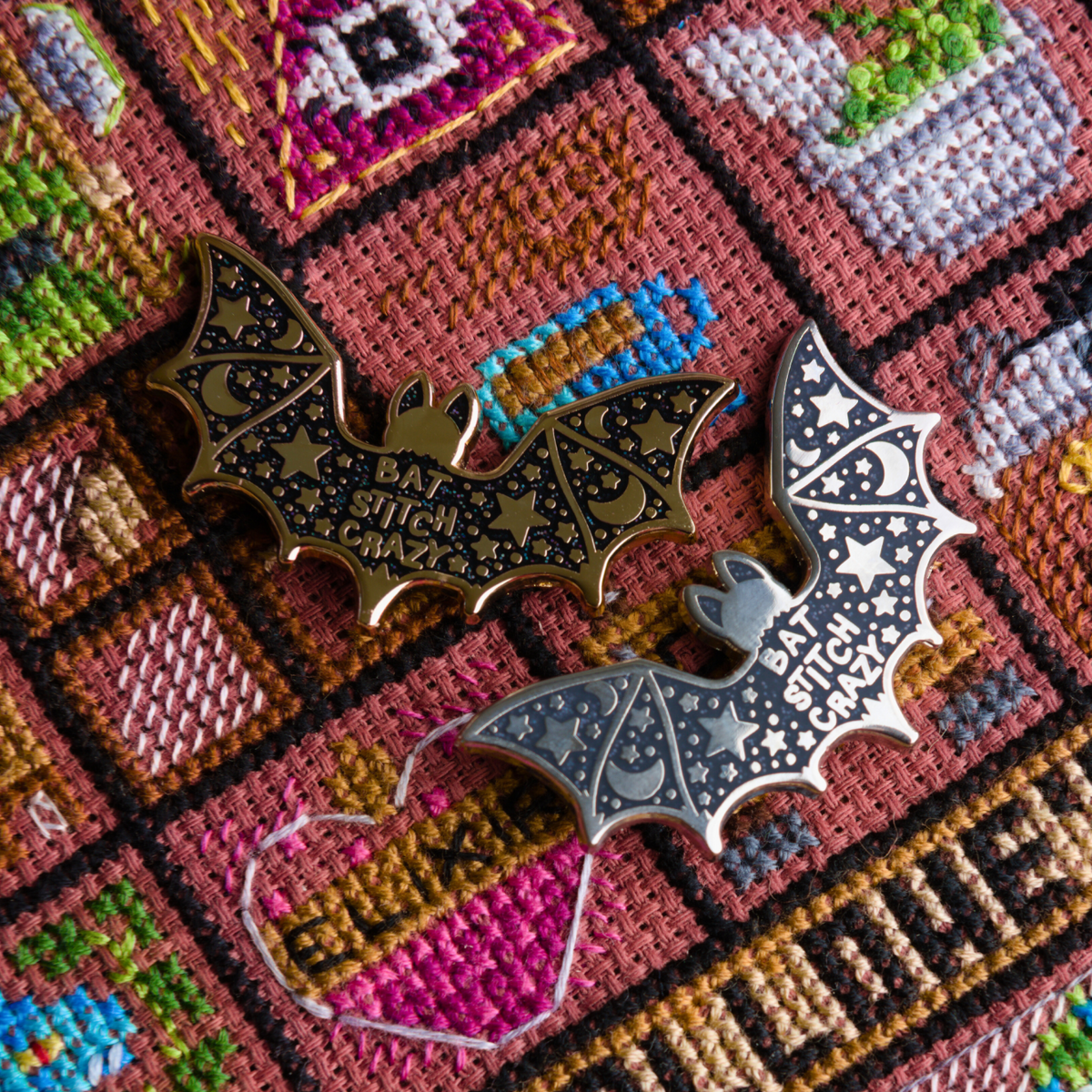 Bat Stitch Crazy Needle Minder