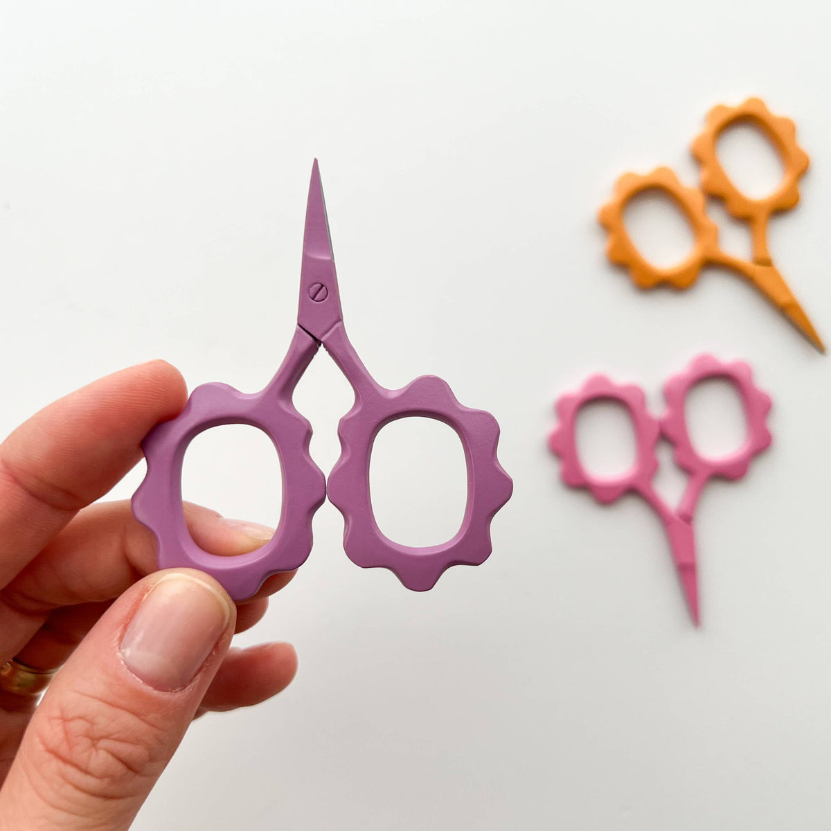 Small Flower Embroidery Scissors-Stitched Modern