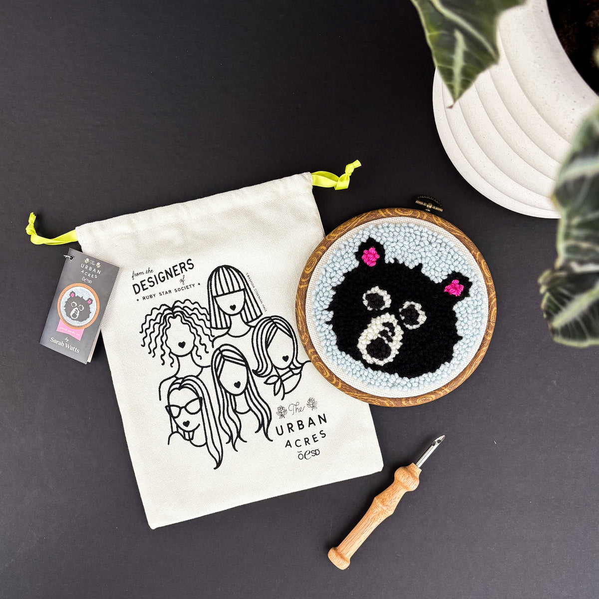 Bear Punch Needle Kit