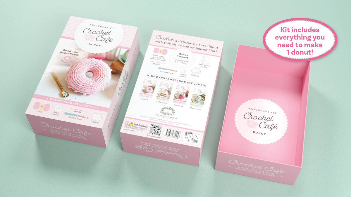 Crochet Café Amigurumi Kit - Donut