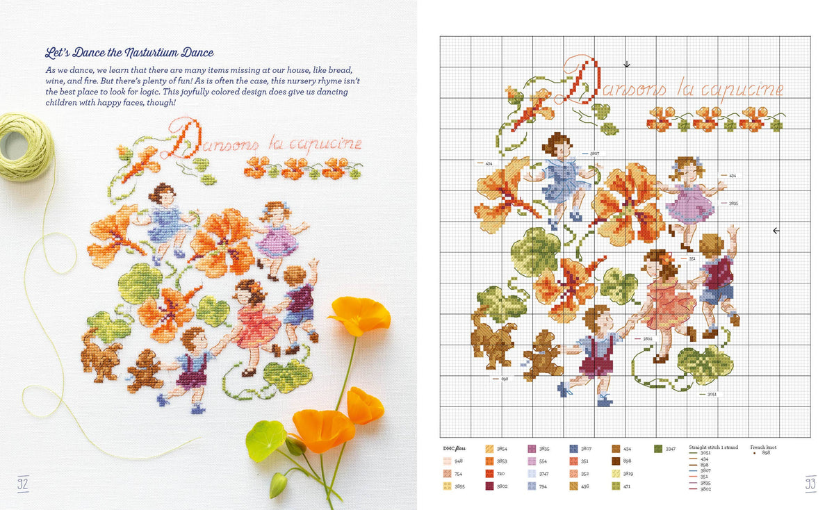 Fables and Fairy Tales to Cross Stitch-Stitched Modern