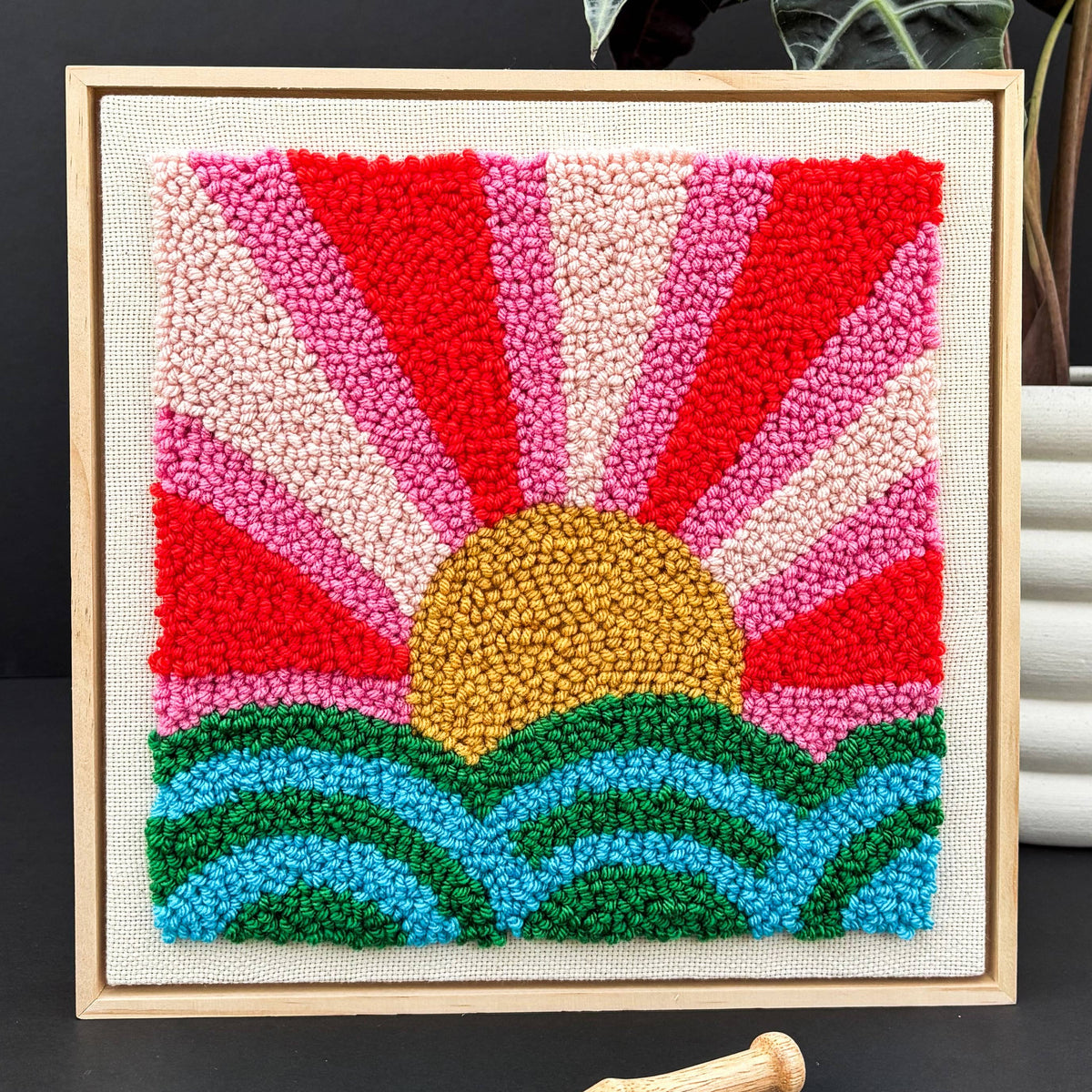 Rise & Shine Punch Needle Frame Kit