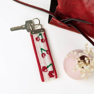 Cherries Needlepoint Key Fob Kit