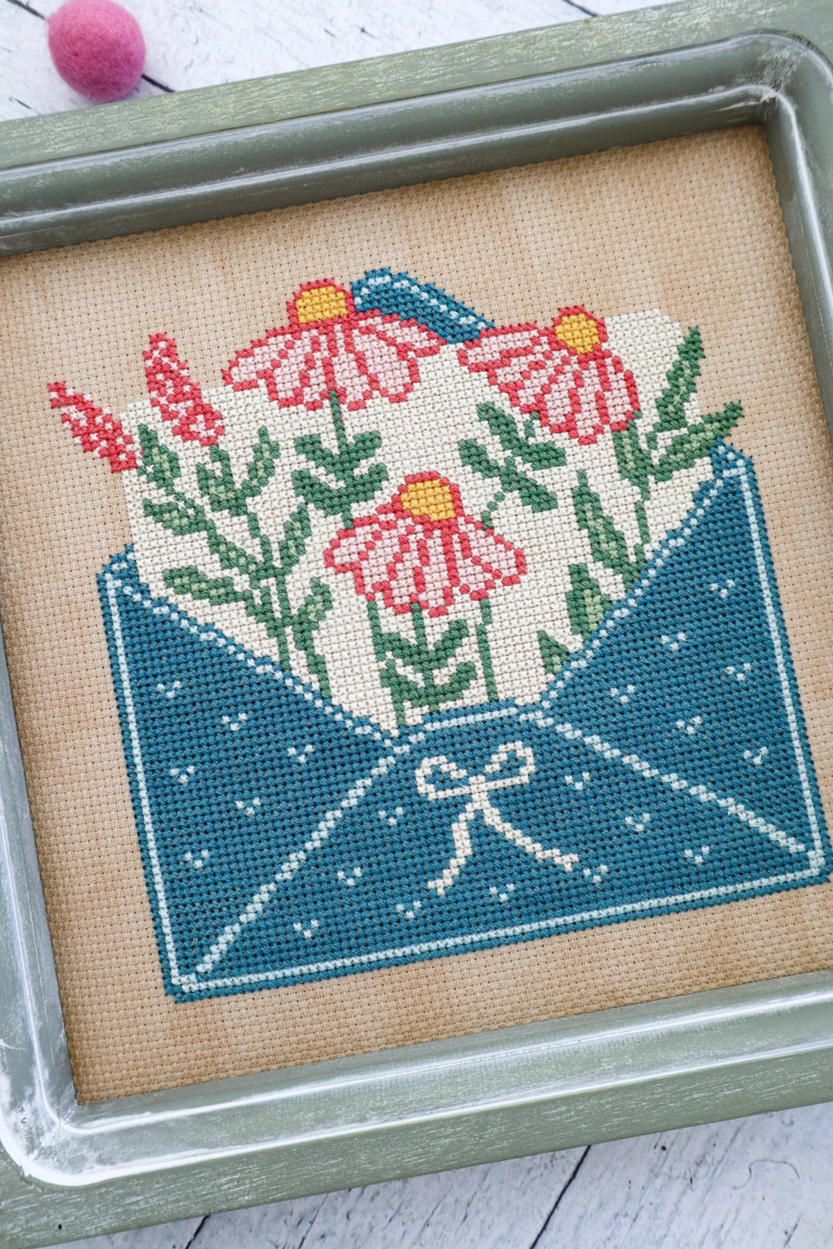 Garden Greetings Cross Stitch Pattern