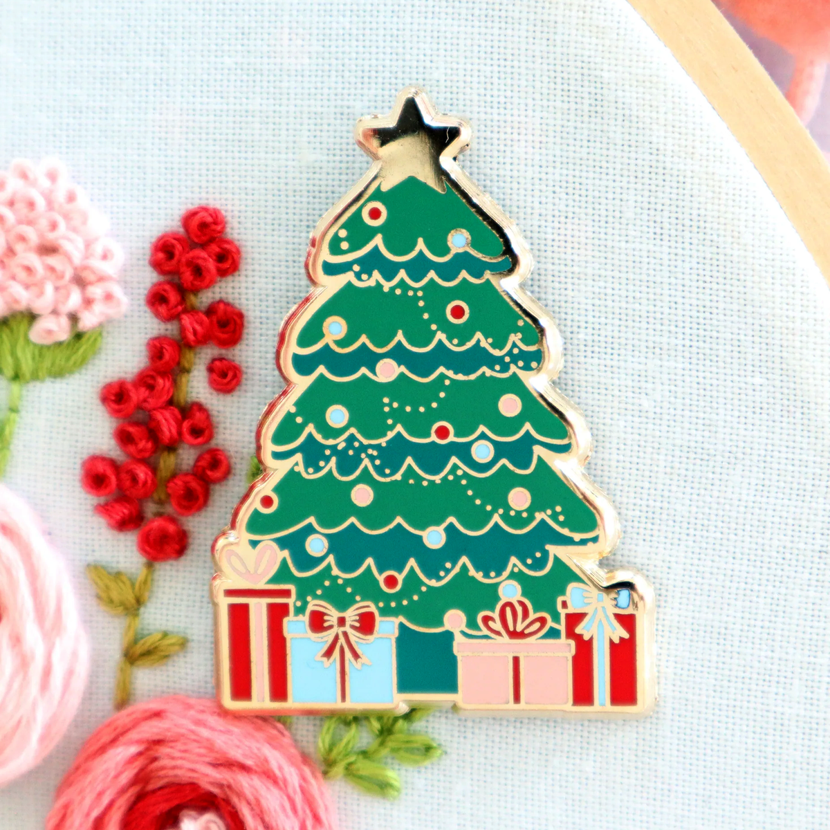 Christmas Tree Needle Minder-Stitched Modern