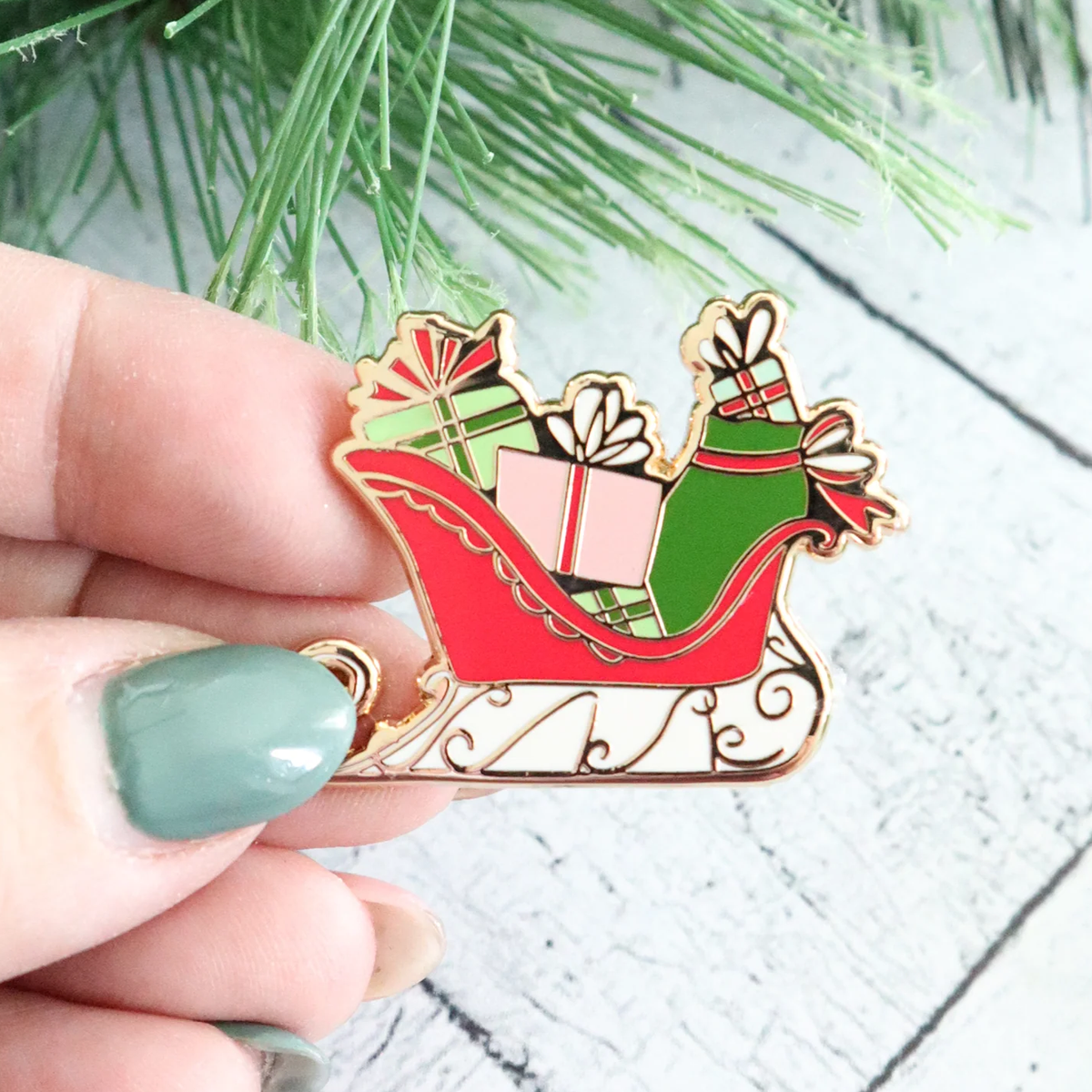 Santa's Sleigh Needle Minder