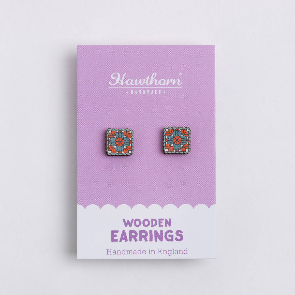 Crafty Earrings - Crochet Granny Square