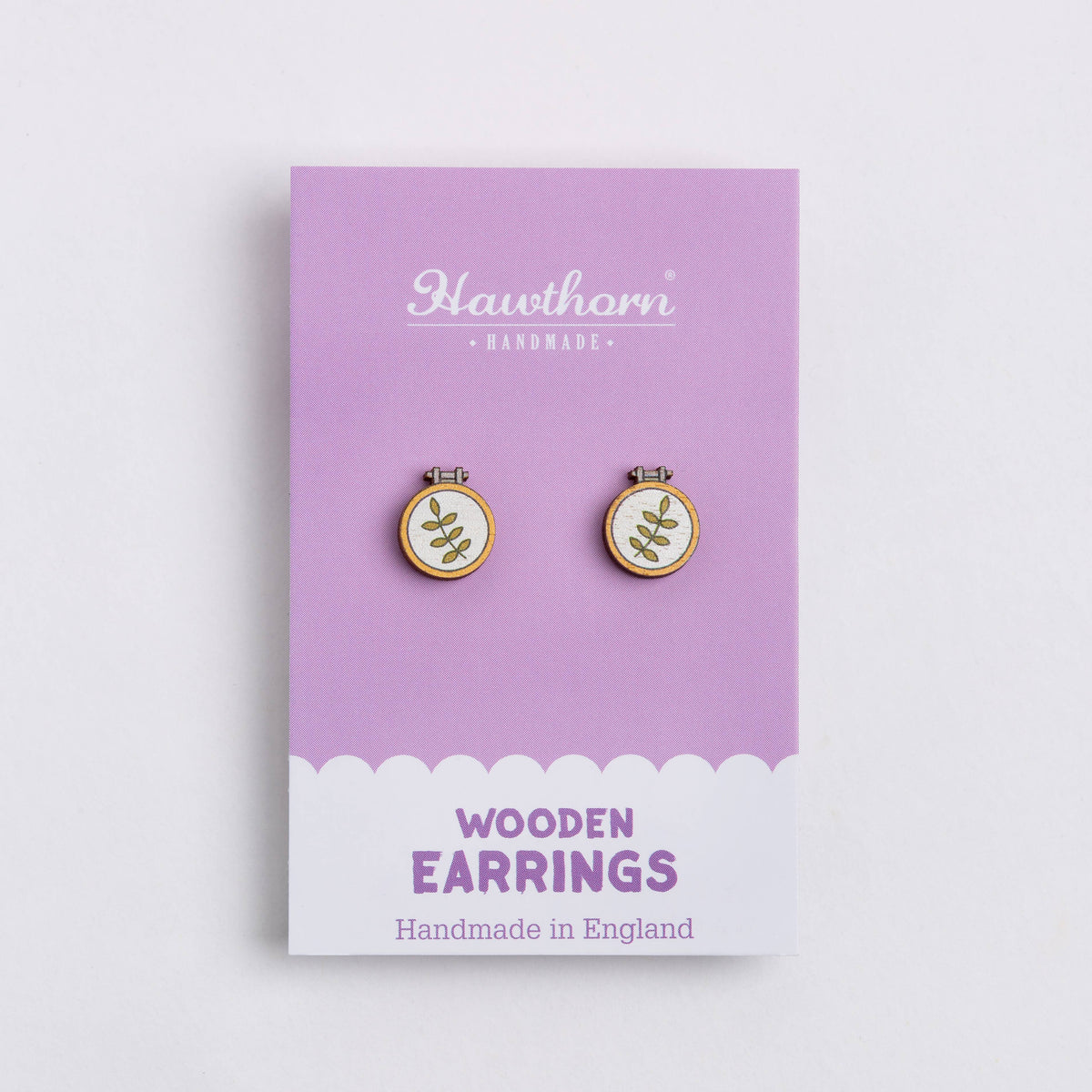 Crafty Earrings - Embroidery Hoops