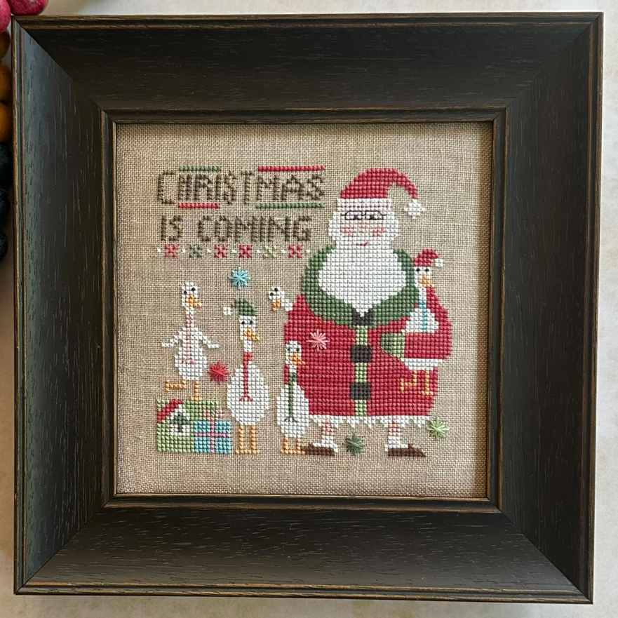 Wee Santa Cross Stitch Pattern - 2025
