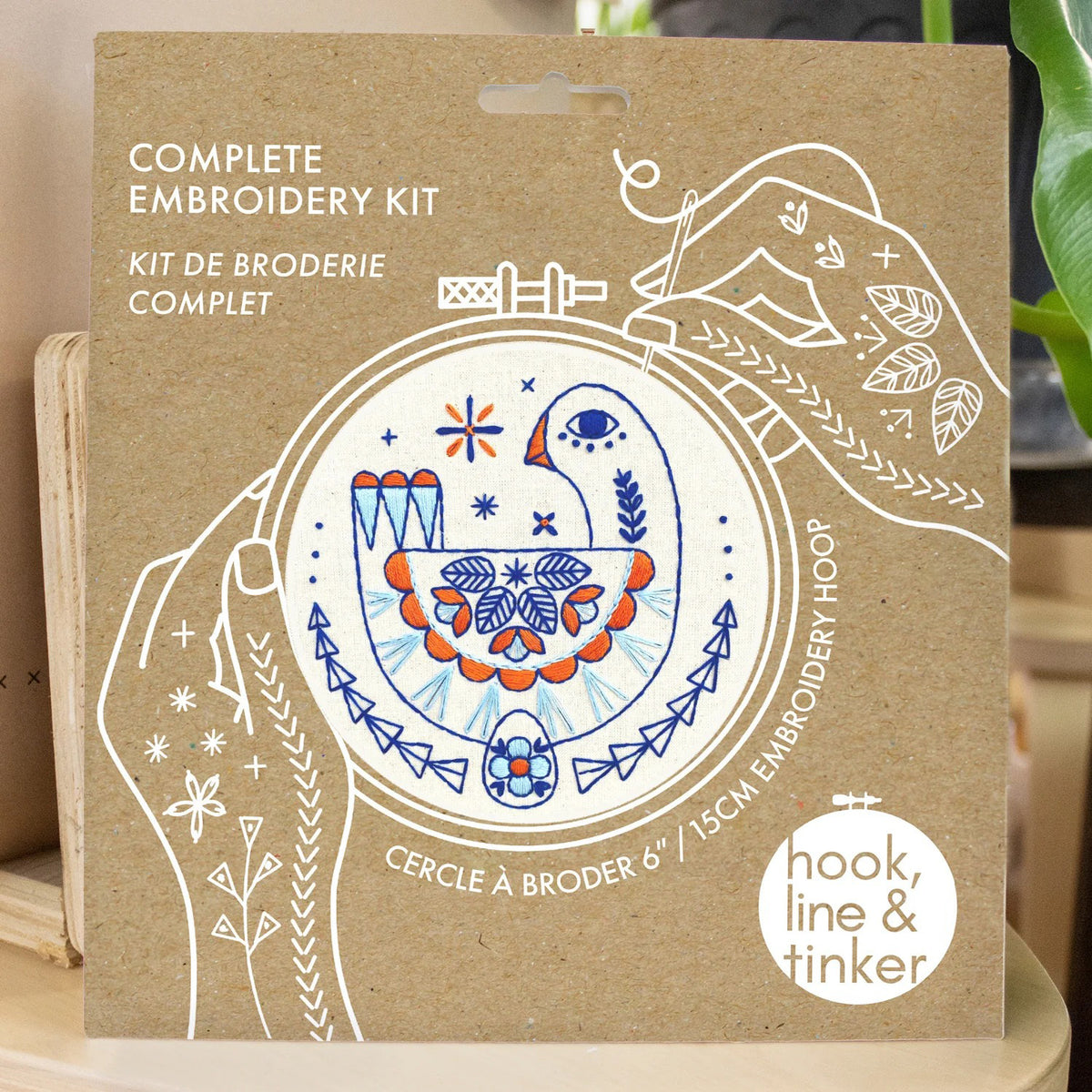Goose Hand Embroidery Kit
