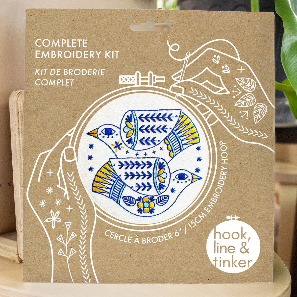 Turtle Doves Embroidery Kit