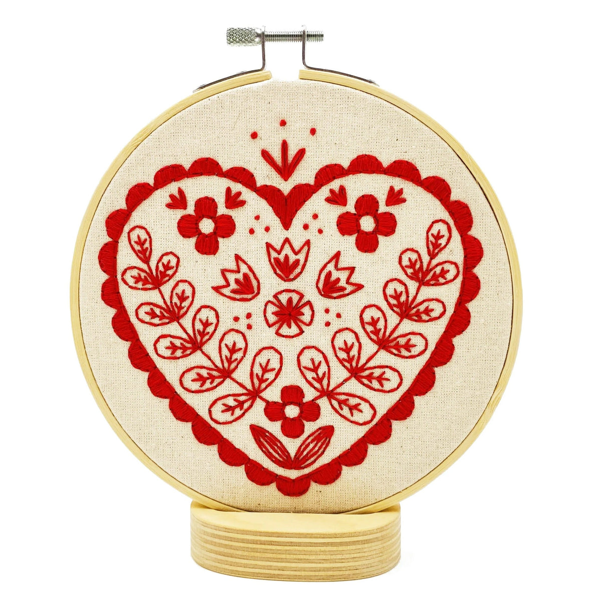 Nordic Heart Hand Embroidery Kit