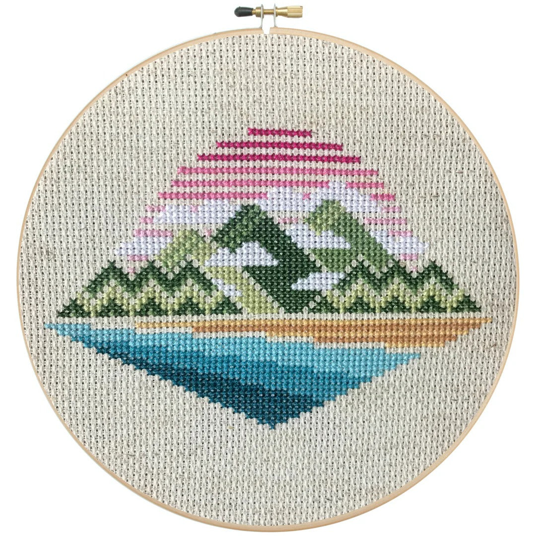 Misty Mountains Cross Stitch Pattern