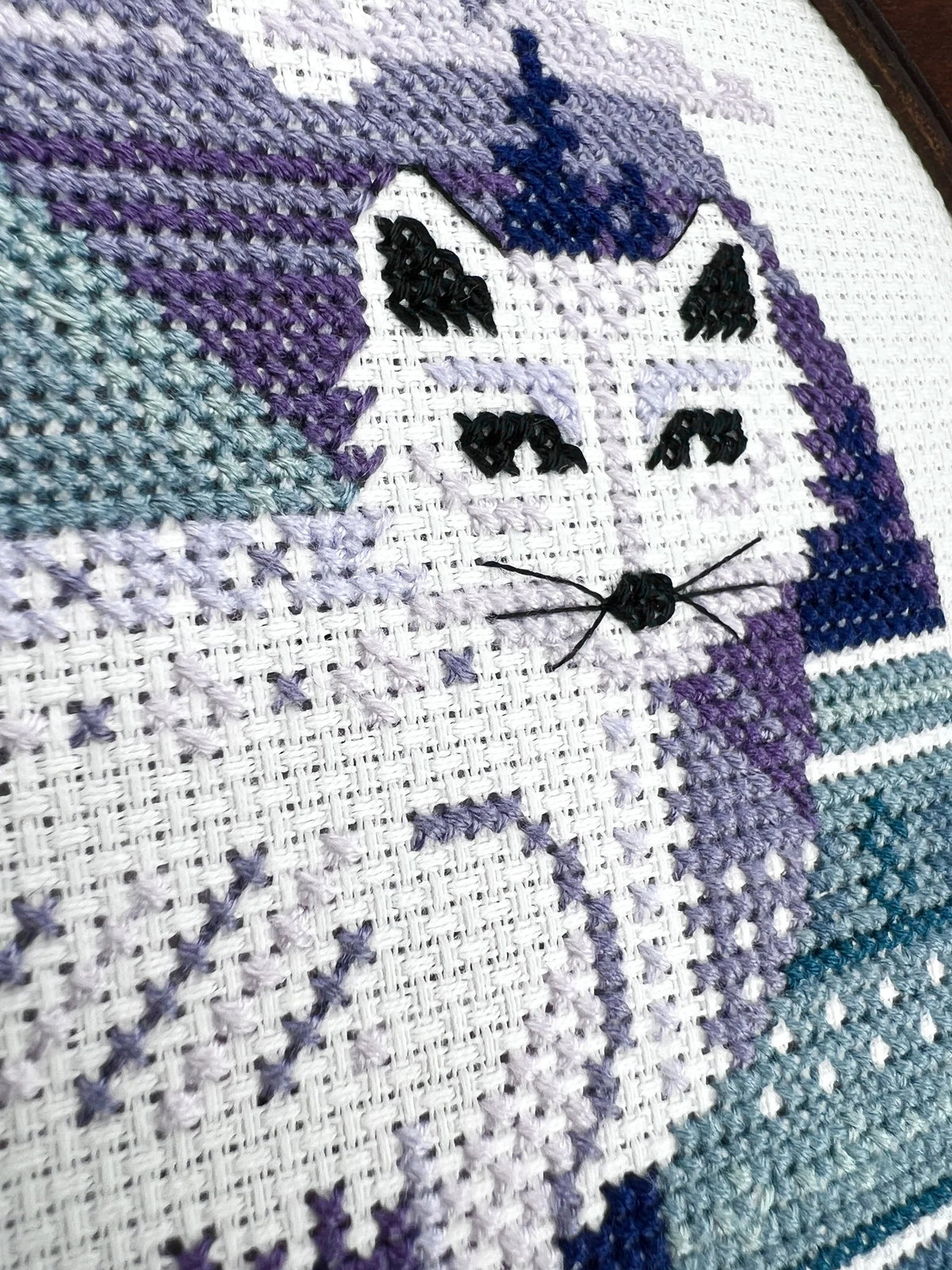 White Fox Cross Stitch Pattern