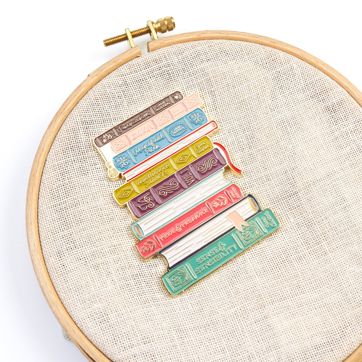 Jane Austen Books Needle and Scissor Minder