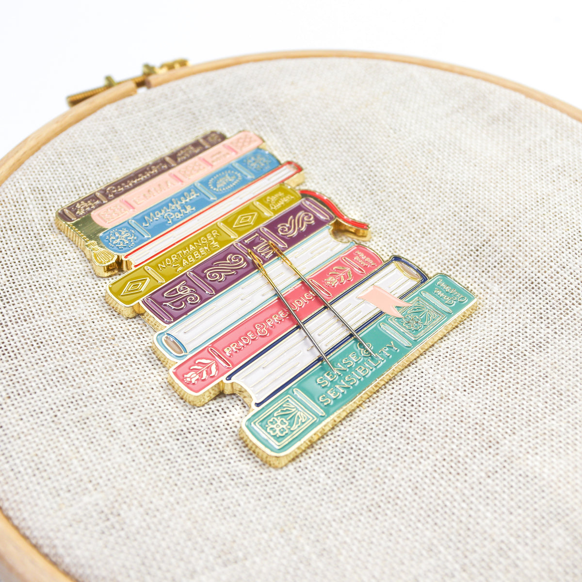 Jane Austen Books Needle and Scissor Minder