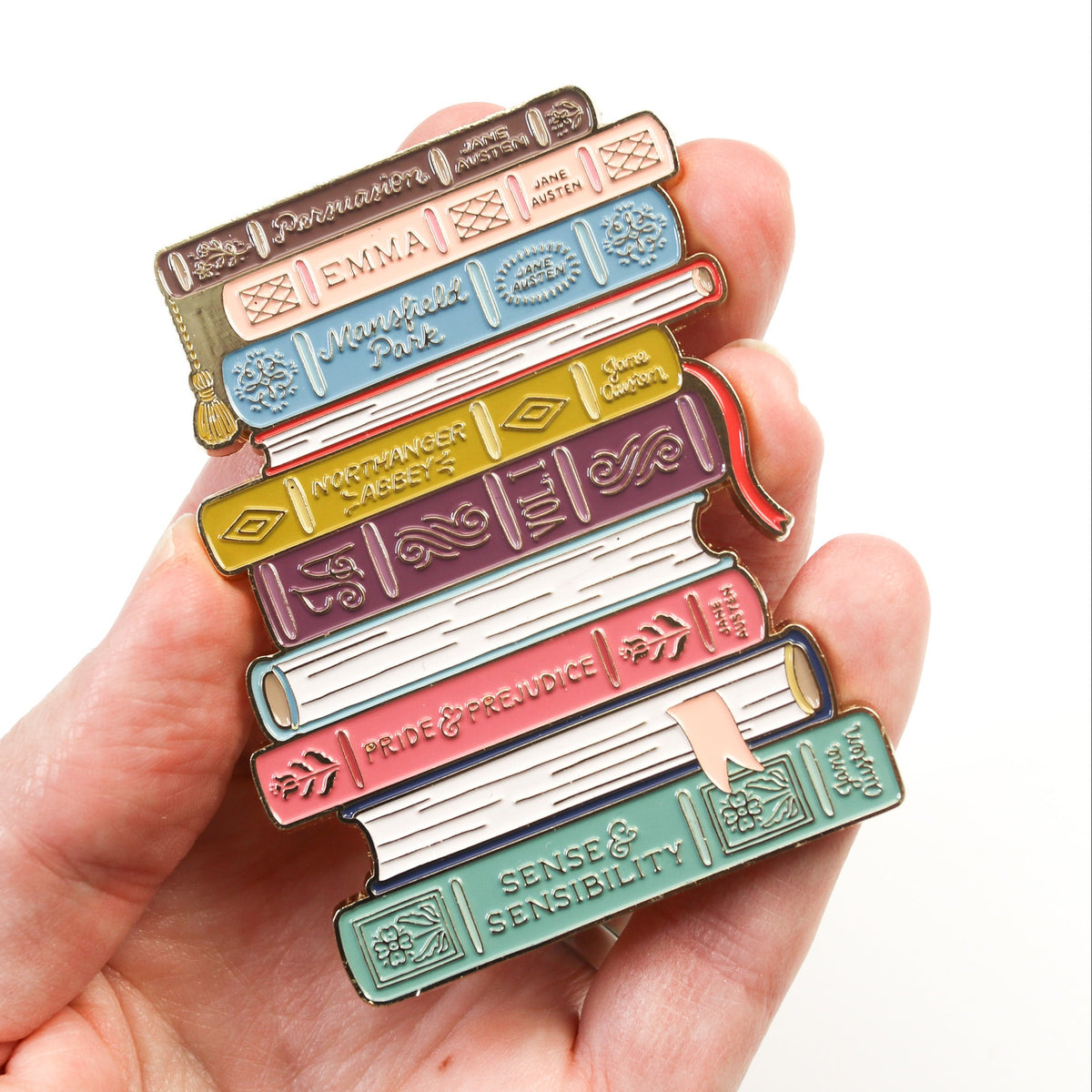 Jane Austen Books Needle and Scissor Minder